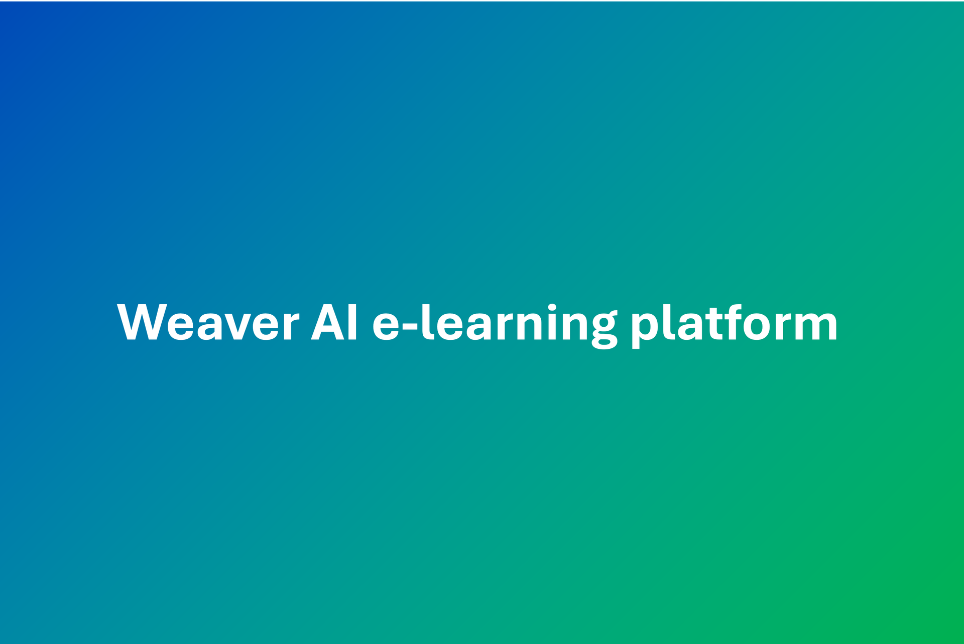 Empowering Learning & Assessment with an AI E-Learning Platform ...